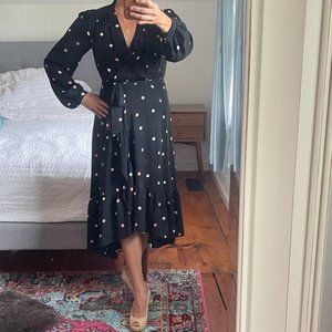 Kate Spade Polka Dot Midi Dress